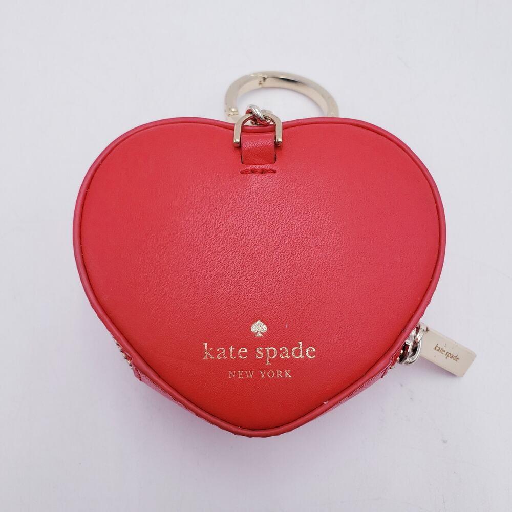 Kate Spade KG649 Strawberry Dreams Coin Purse Keychain - Picture 3 of 11